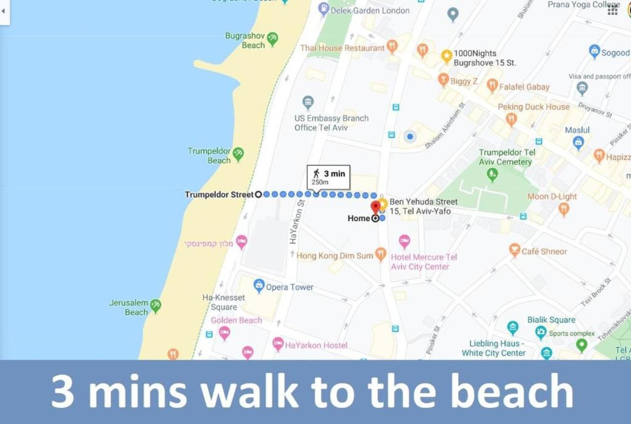 Studios By The Beach Tel Aviv Buitenkant foto